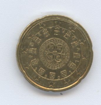  - Portugal 20 Cent 2002 -   