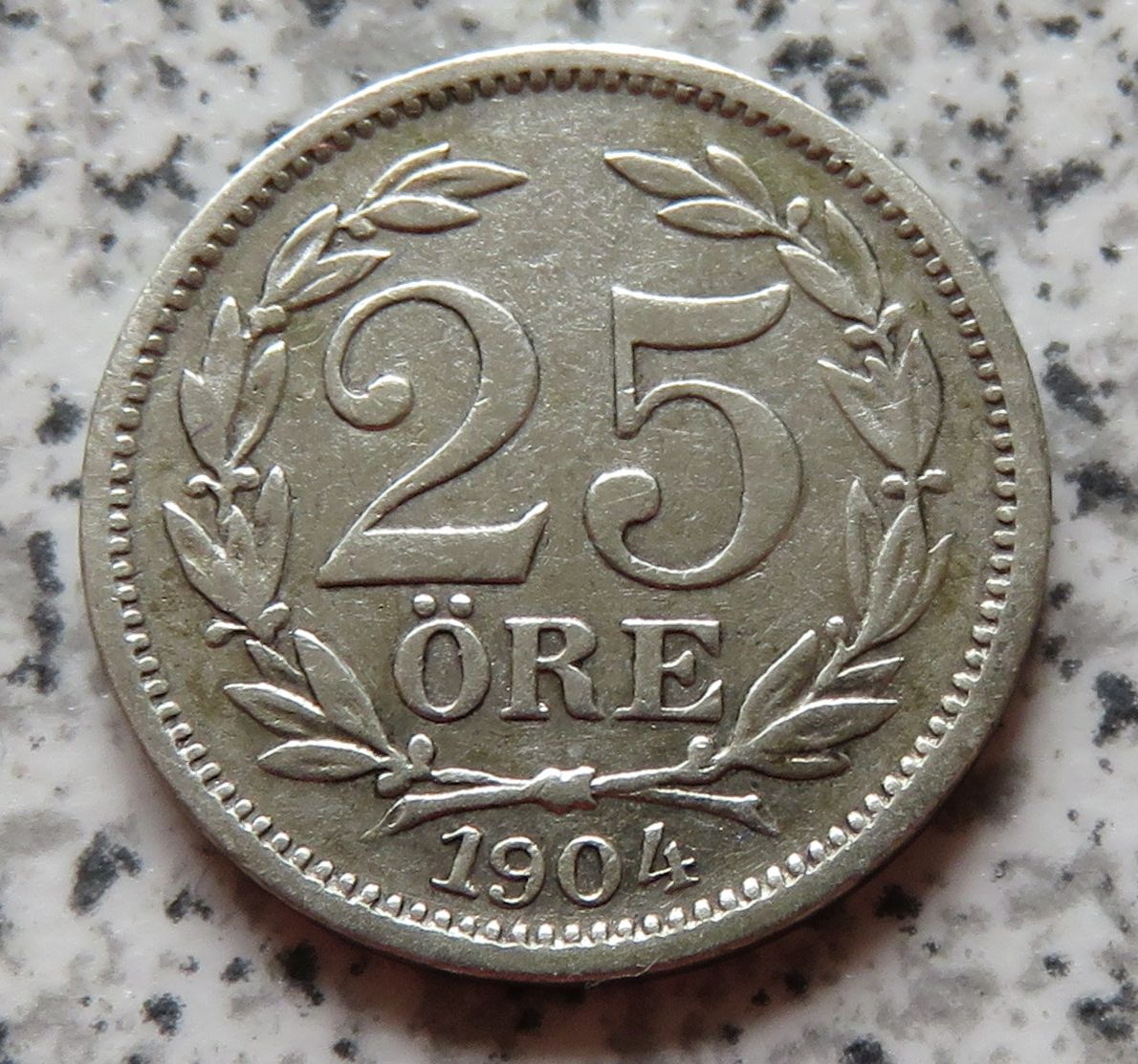  Schweden 25 Öre 1904   