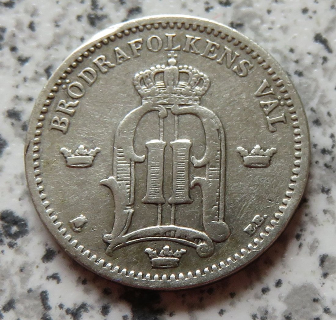  Schweden 25 Öre 1904   