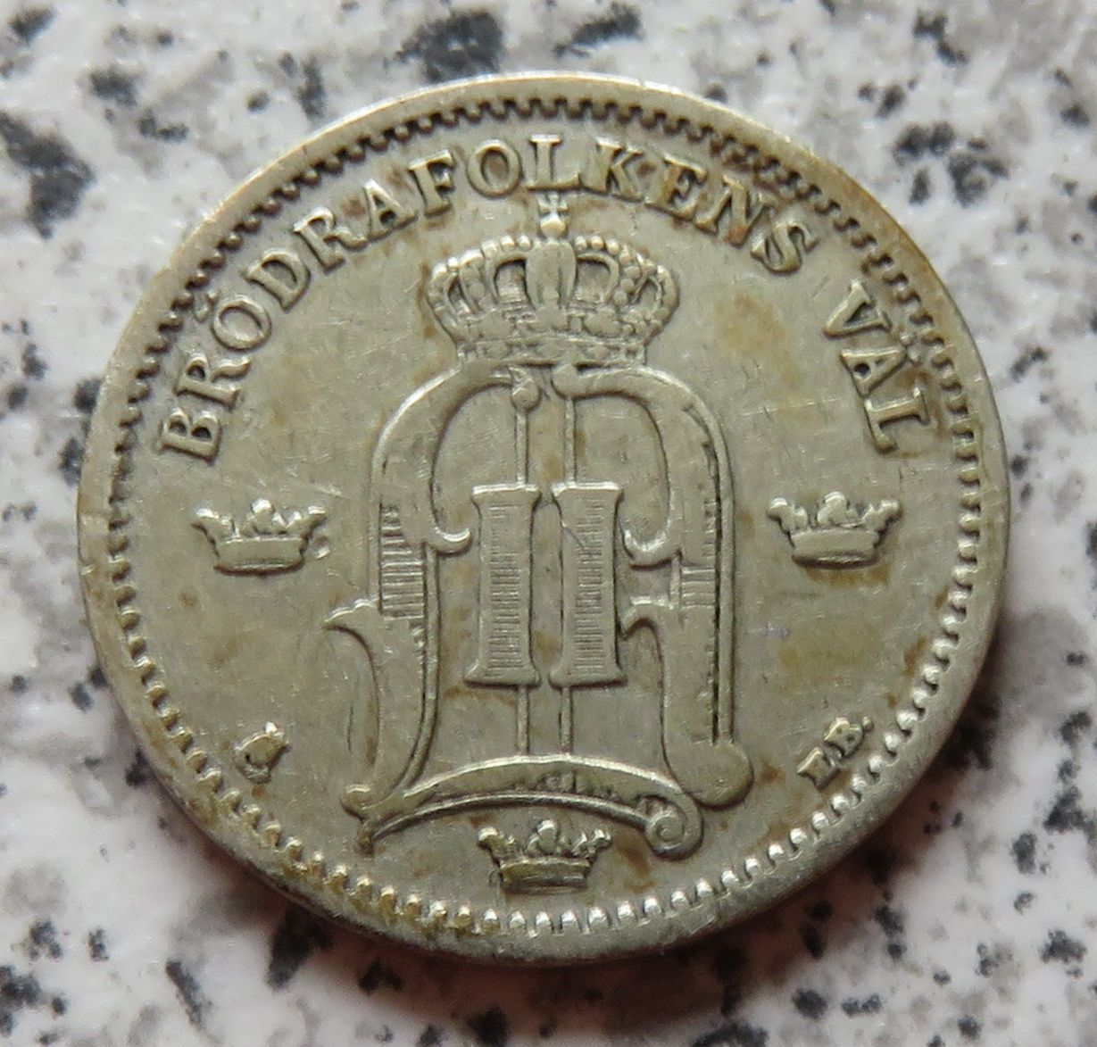  Schweden 25 Öre 1881   