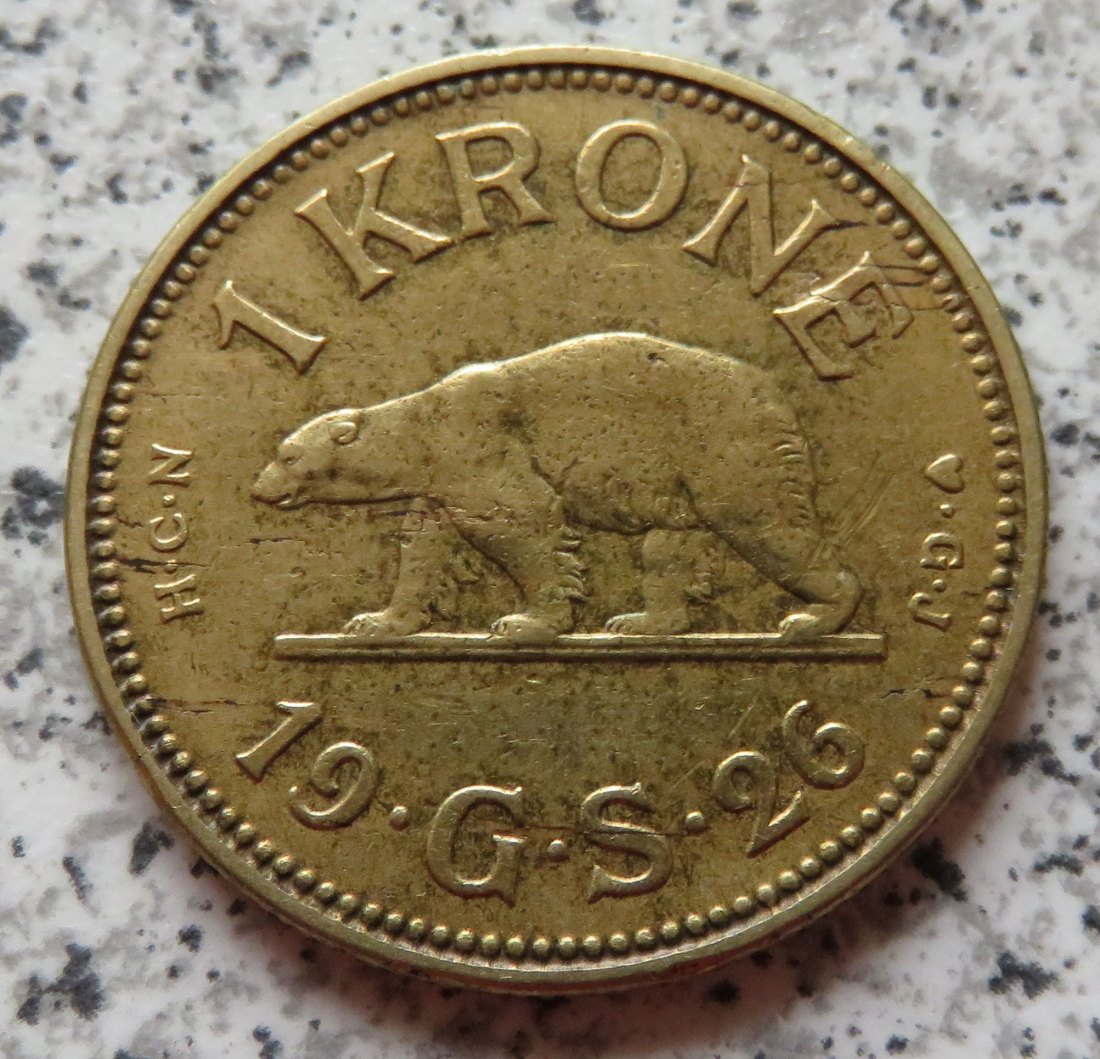  Grönland 1 Krone 1926   