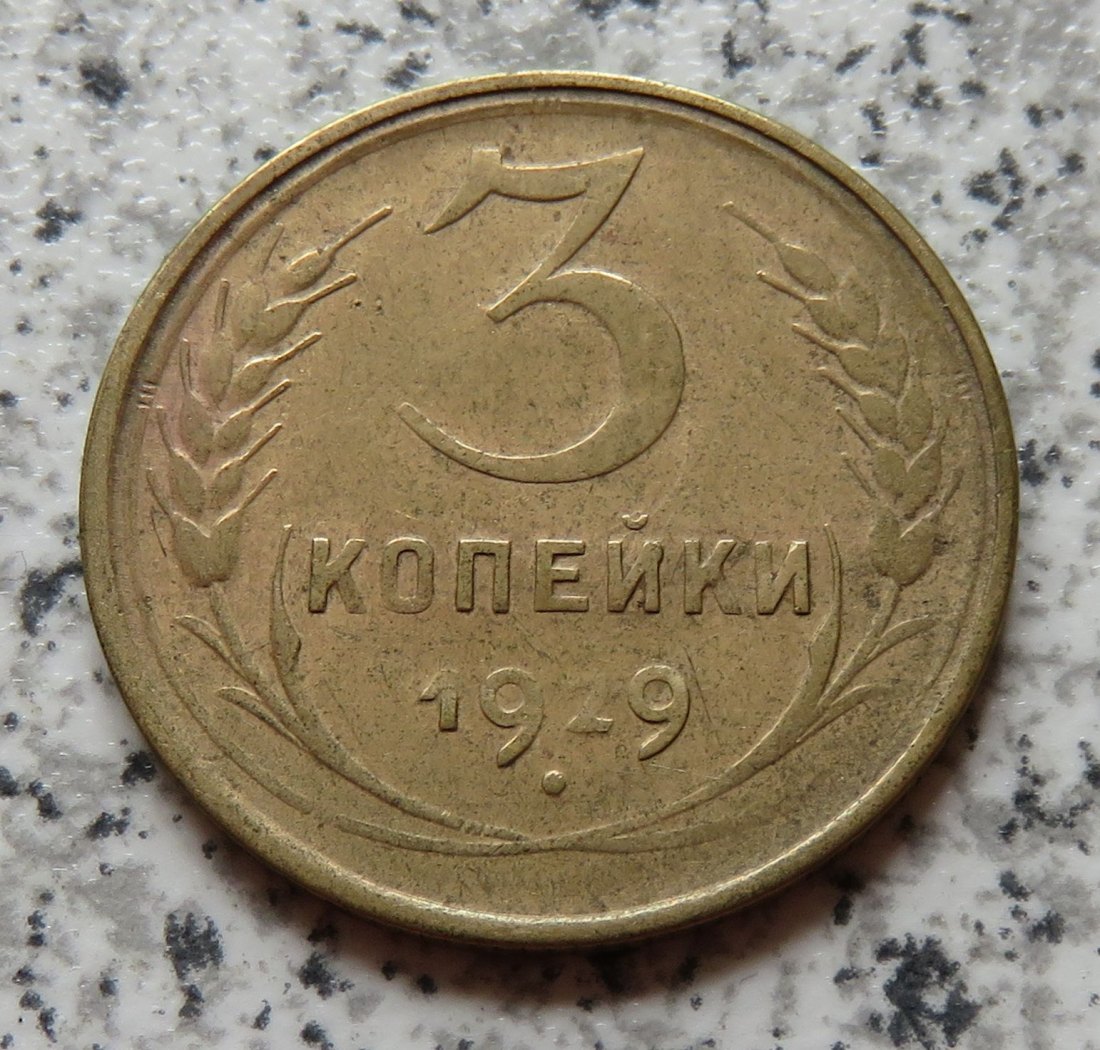  Sowjetunion 3 Kopeken 1929   