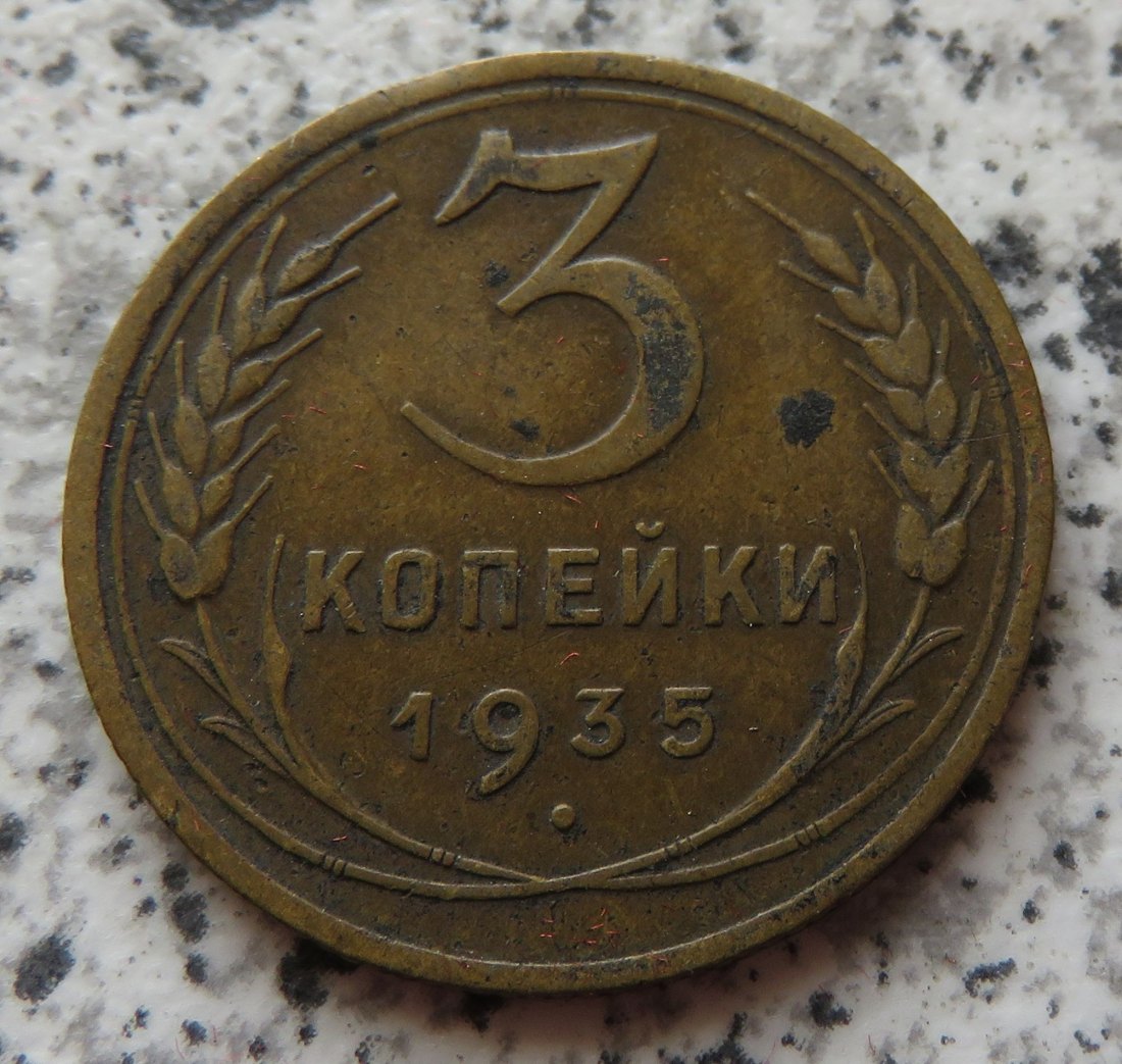  Sowjetunion 3 Kopeken 1935   