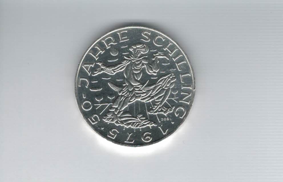  100 Schilling 1975 50 J. Schillingwährung silber 15,36g fein Österreich Spittalgold9800 (01914/4)   