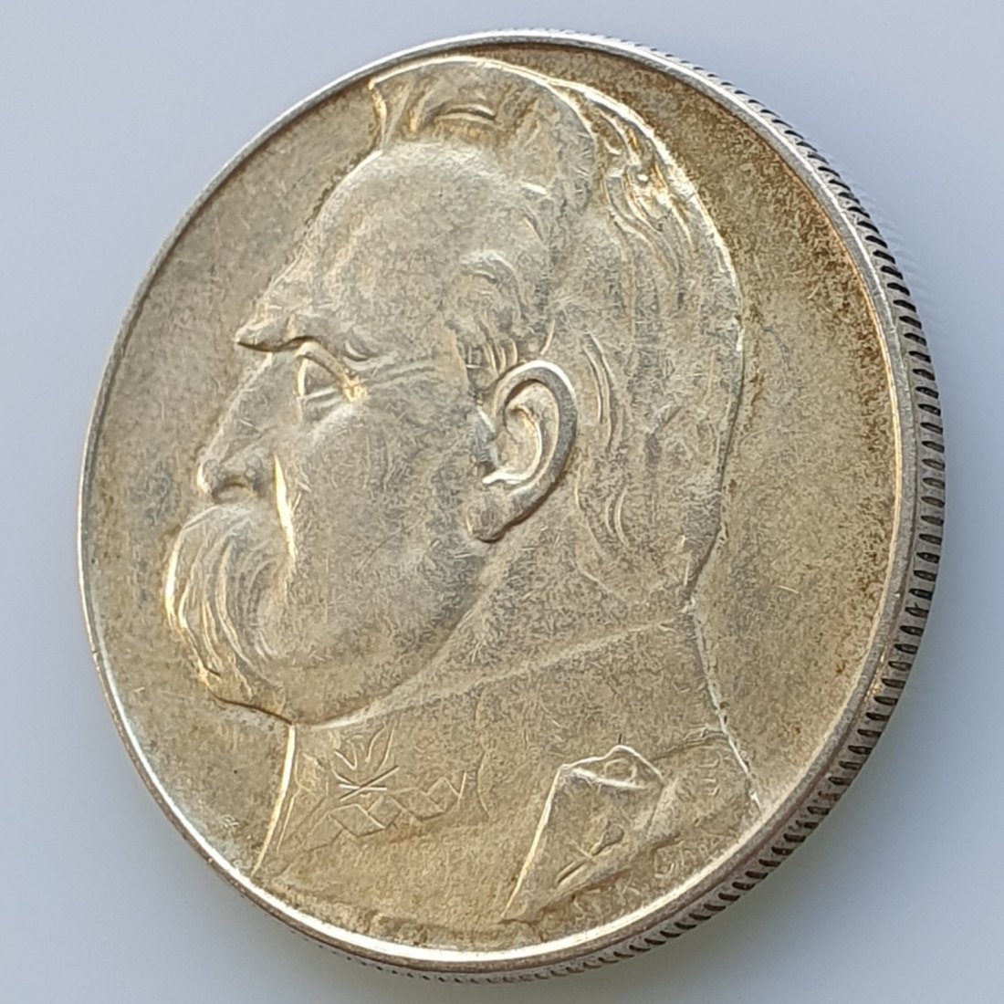  Polen 10 Zloty Złotych, 1937 Silber Münze 16,5 g fein ERHALTUNG   