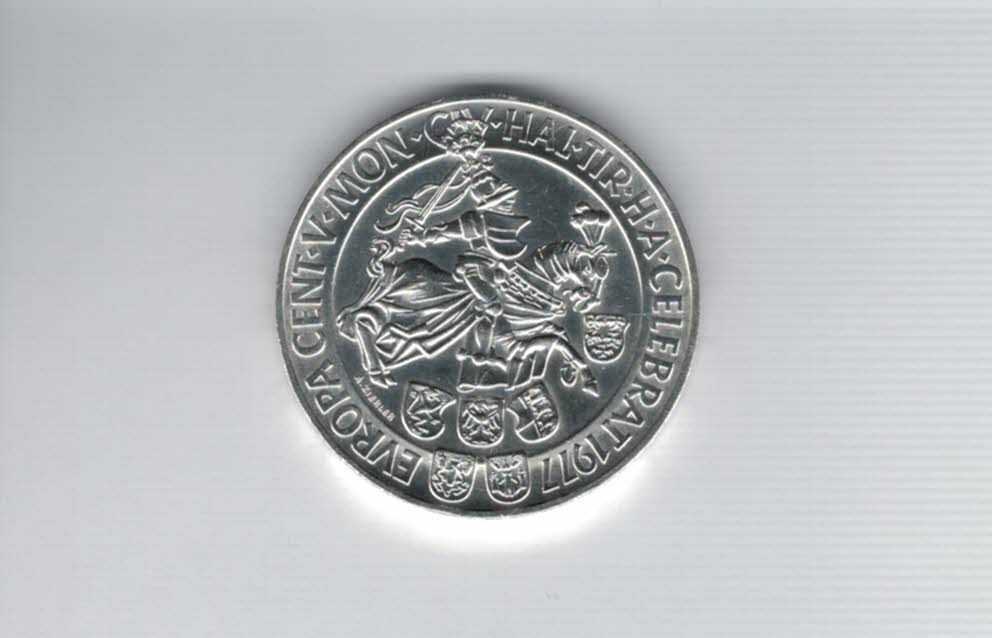  100 Schilling 1977 500 Jahre Münzstätte Hall/Tirol 15,36g fei Ag Österreich Spittalgold9800 01914/16   