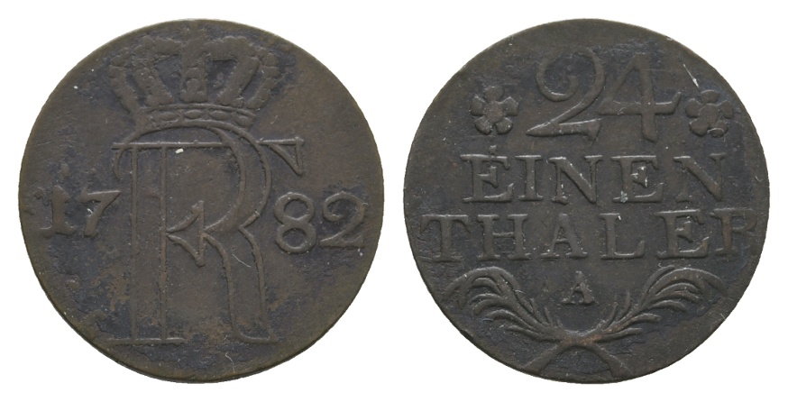  Altdeutschland, Kleinmünze 1782   