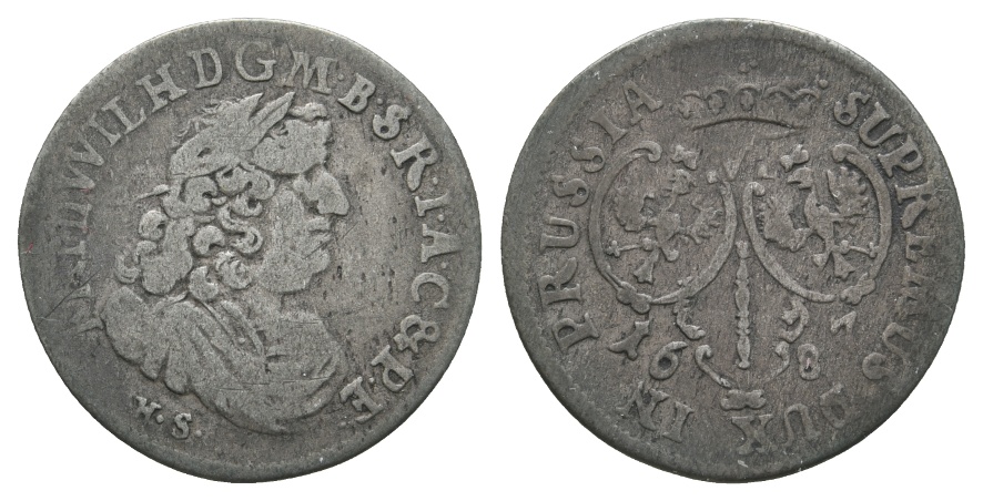  Altdeutschland, Kleinmünze 1687   