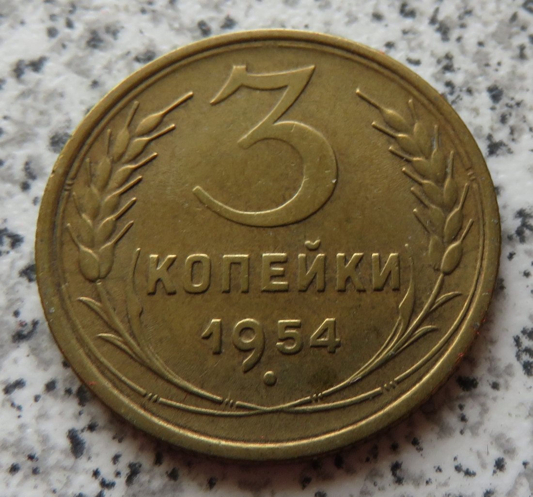  Sowjetunion 3 Kopeken 1954   