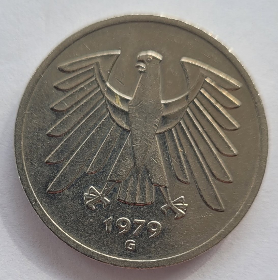  5 Mark umlaufmünze 1979 G   