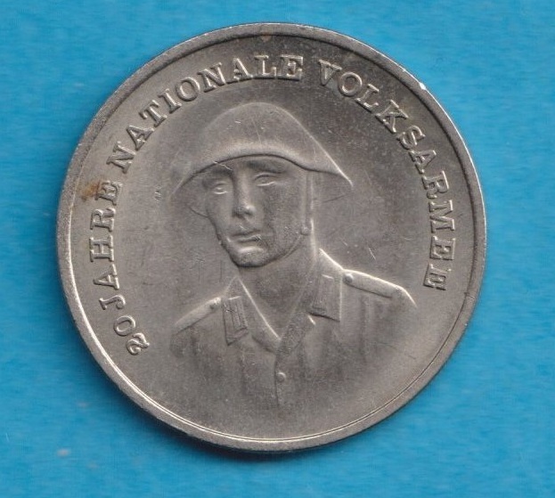 DDR 10 Mark 1976 20 Jahre Nationale Volksarmee   