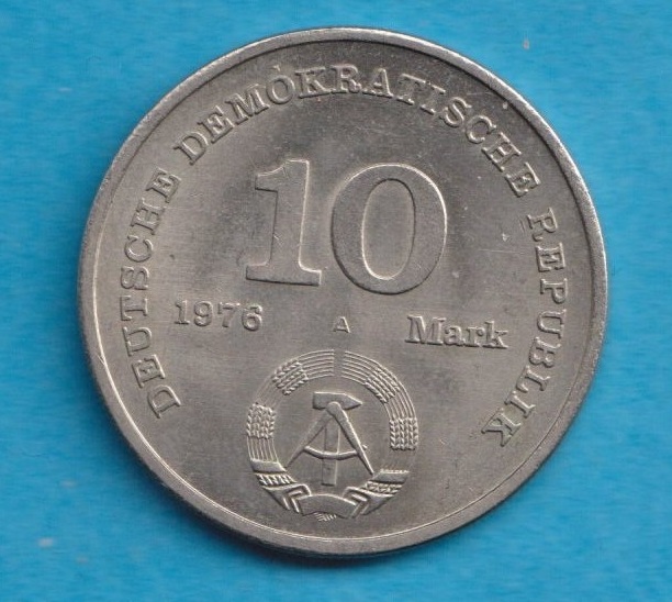  DDR 10 Mark 1976 20 Jahre Nationale Volksarmee   