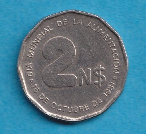  Uruguay 2 Nuevos Pesos 1981 FAO - Welternährungstag   