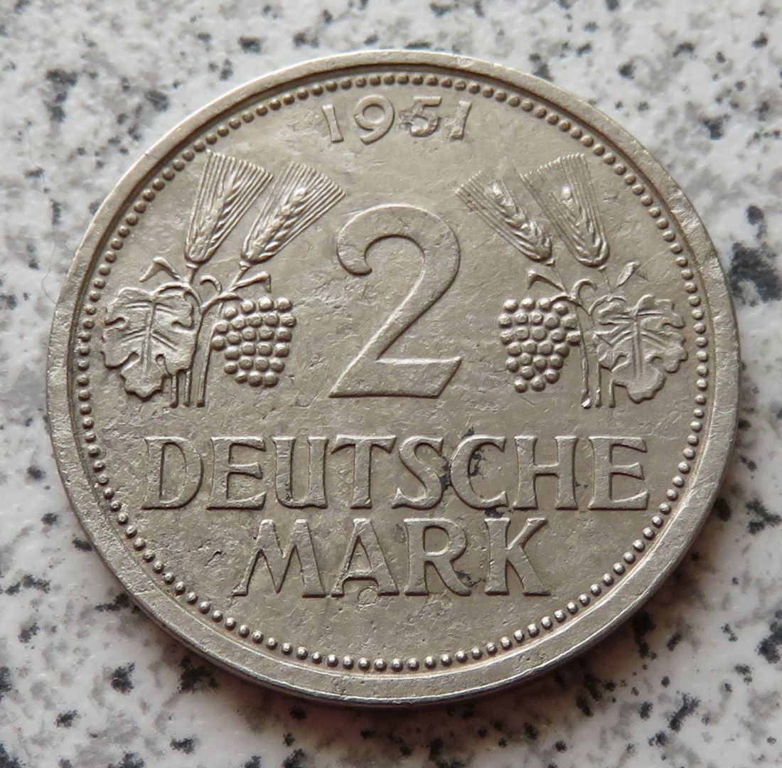  BRD 2 DM 1951 J   