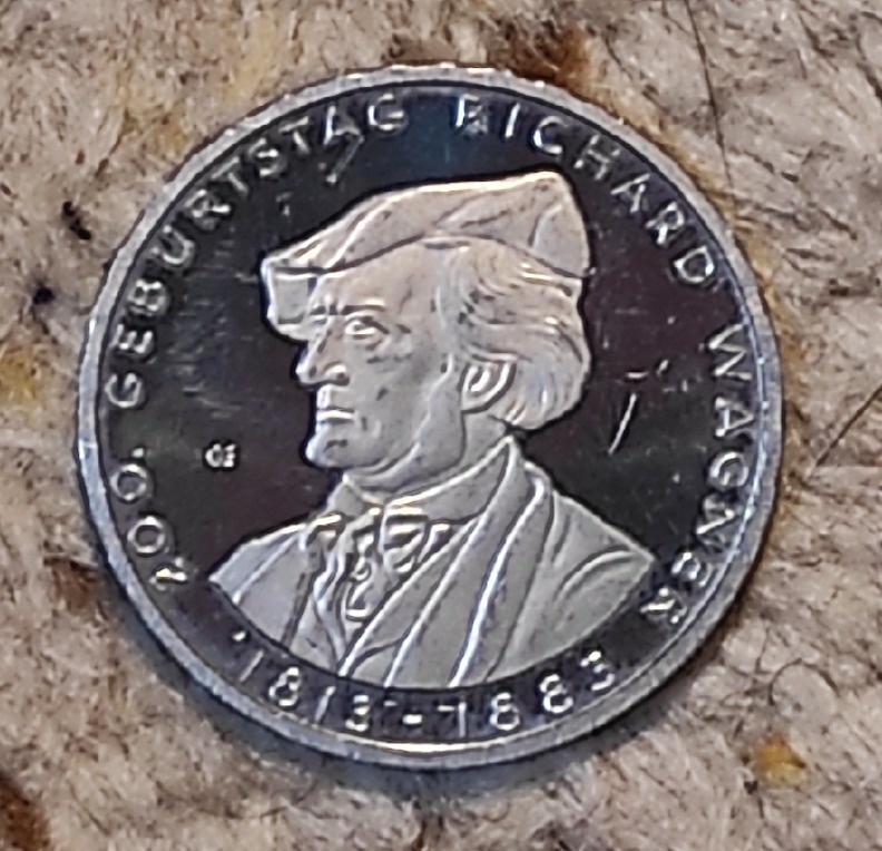  Deutschland 10 € 2013, 200 Jahre Gebirt von Richard Wagner   