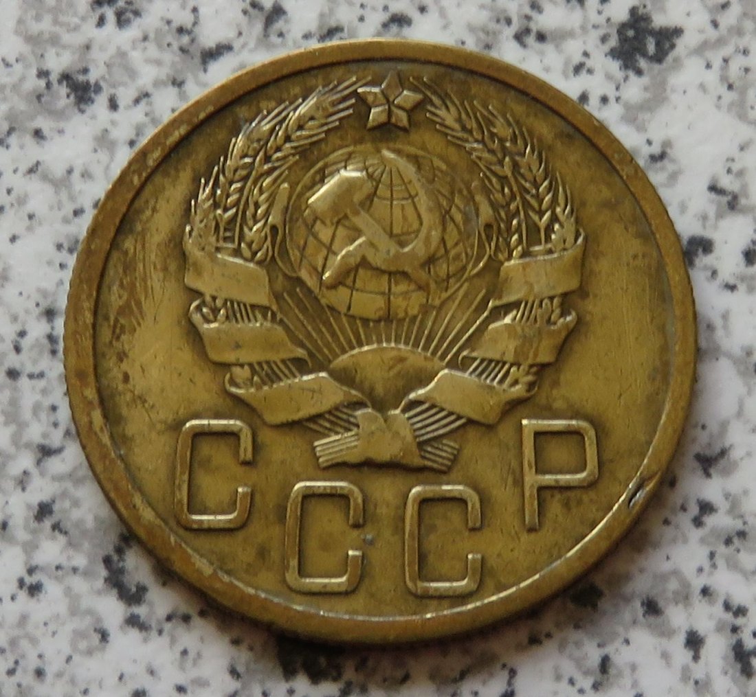  Sowjetunion 5 Kopeken 1935, poliert!   