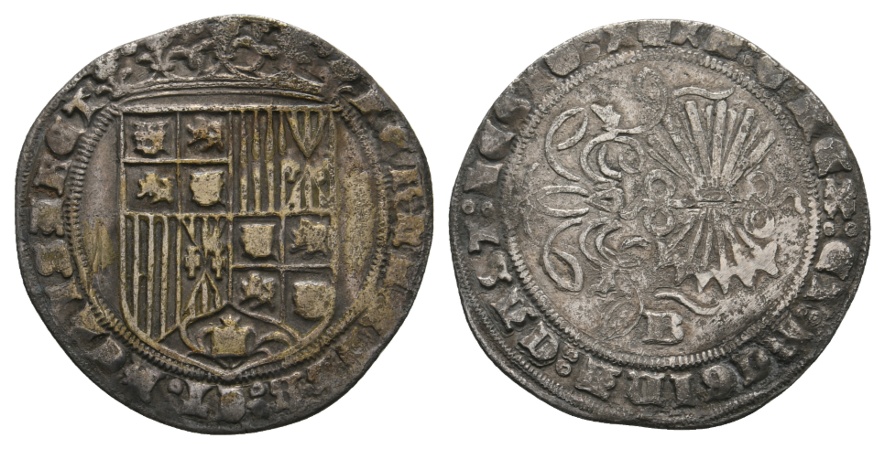  Ausland; Spanien, Kleinmünze   