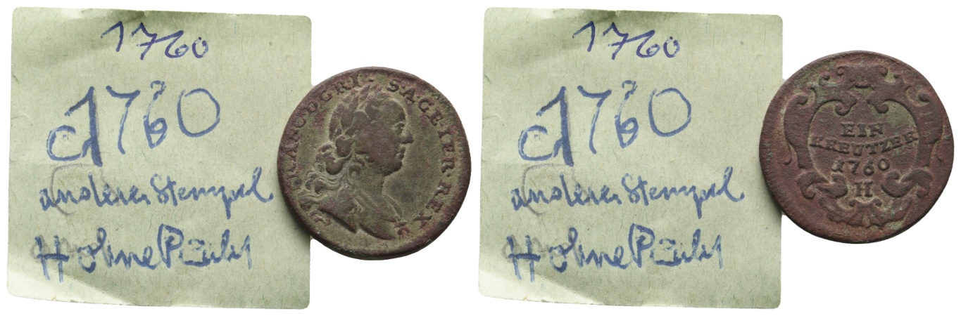  Ausland; Österreich, Kleinmünze 1760   