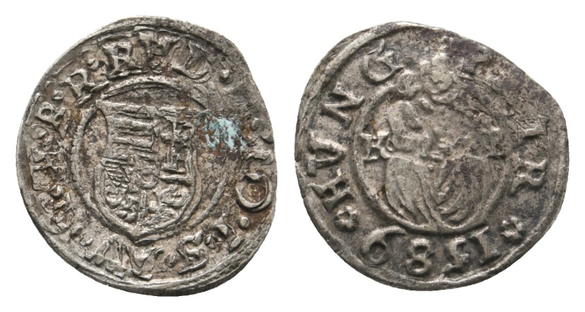  Ausland; Ungarn; Kleinmünze 1589   