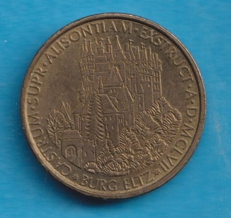  Rheinland Pfalz Medaille Wertmarke Burg Elz   