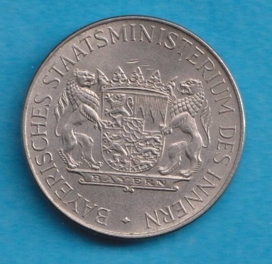  Medaille / Token Impftaler Bayerisches Staatministerium des Innern   