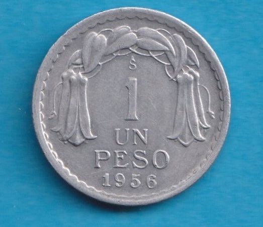 Chile 1 Peso 1956