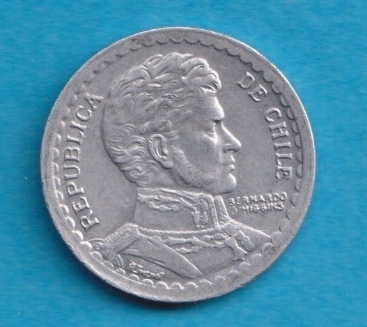  Chile 1 Peso 1956   