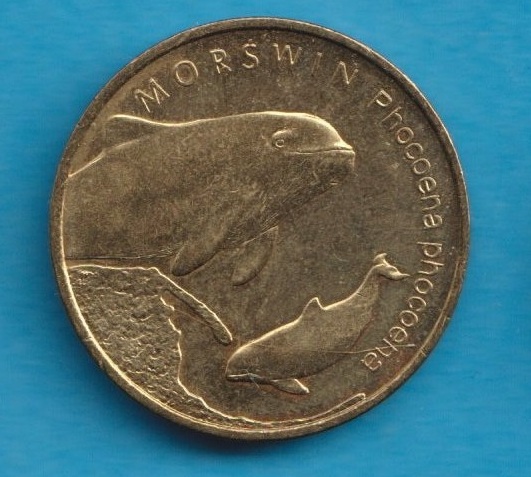  Polen 2 Zloty 2004 Schweinswal   