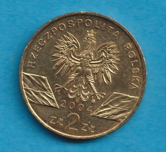  Polen 2 Zloty 2004 Schweinswal   