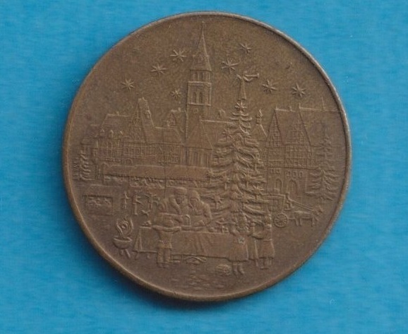  Weihnachten 1979 Medaille / Token   