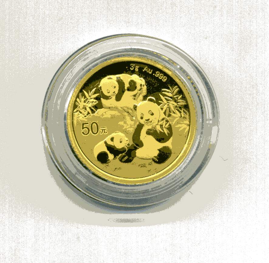  50 Yuan 2025 stempelglanz 3 Gramm 999er Feingold   