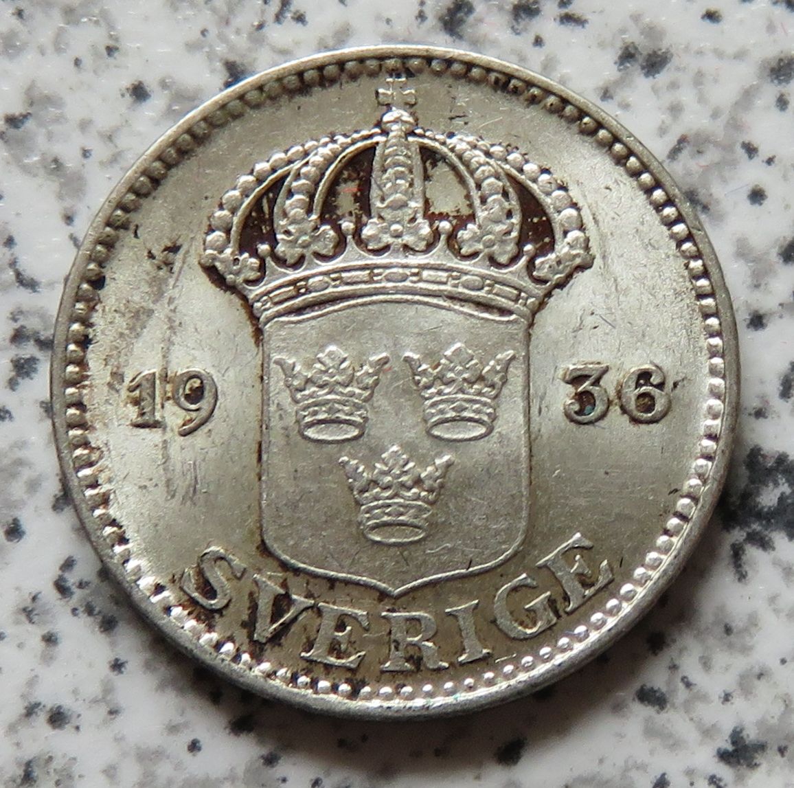  Schweden 25 Öre 1936   