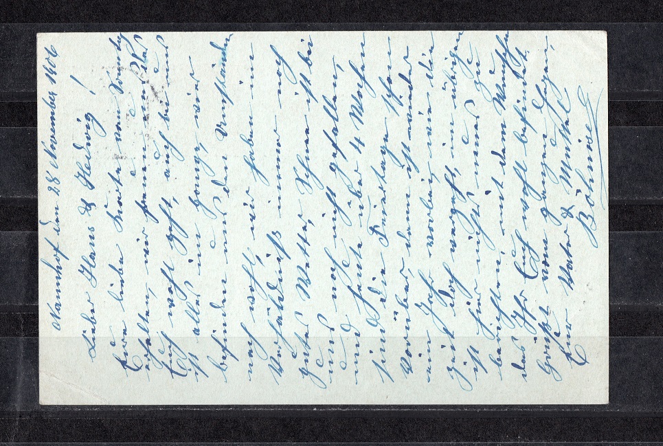  Dt. Reich Postkarte ca. 1906 ORIGINAL! SELTEN   