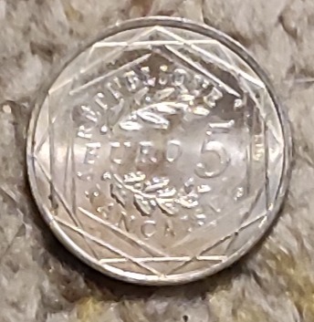  Frankreich 5 € 2013, SILBER, Freiheit   