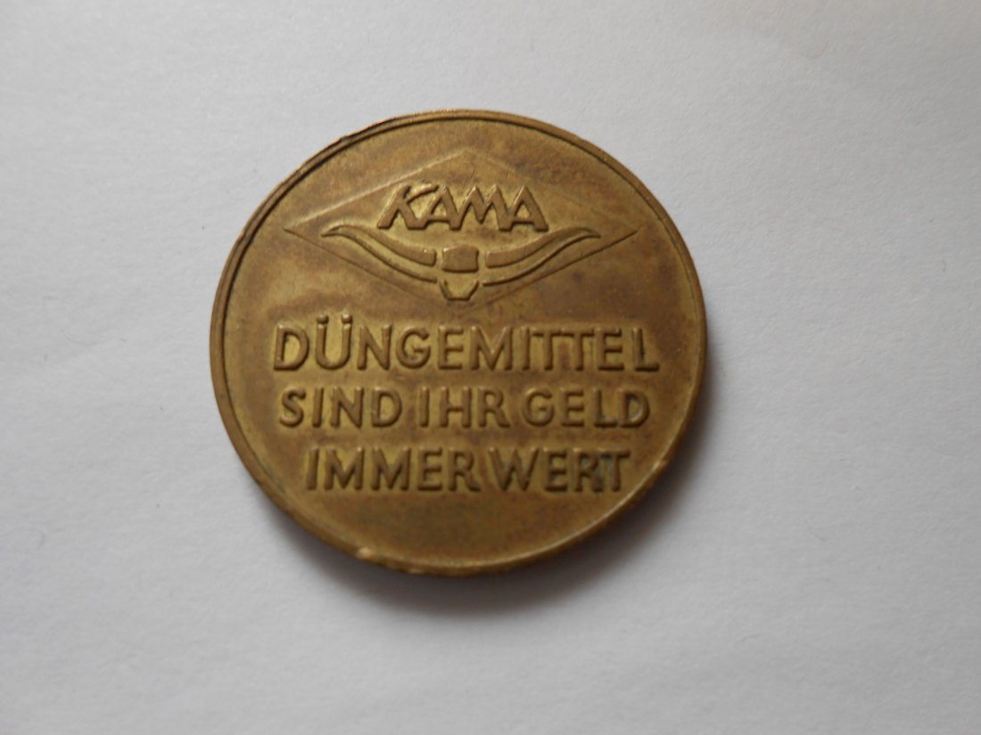  #MED17 Wertmarke Rabattmarke Jeton der Firma Karl Mahle & Co. aus Heilbronn/N.   