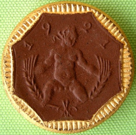  Sachsen Freistaat 5 Mark 1921 Böttger Steingut   