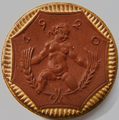  Sachsen Freistaat 5 Mark 1920 Böttger Steingut   