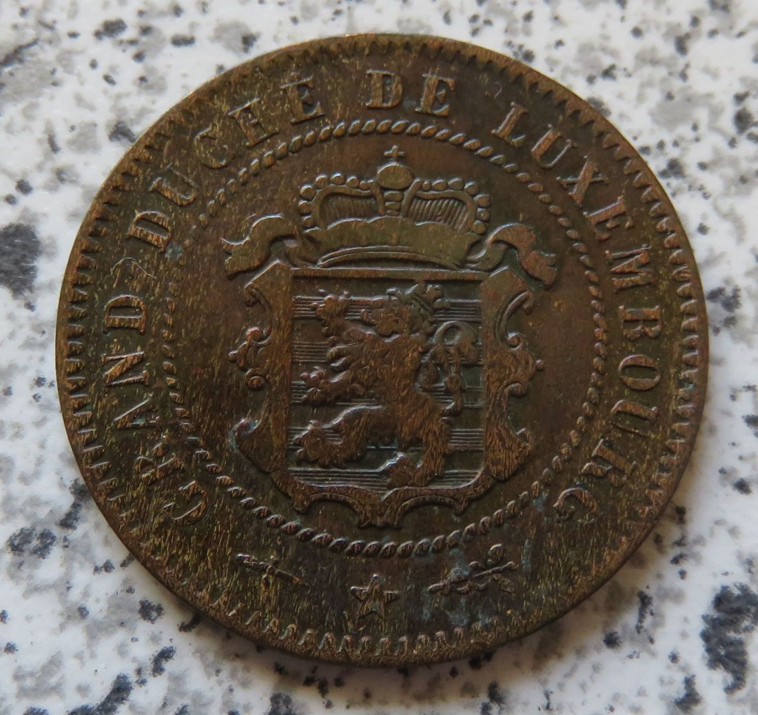  Luxemburg 5 Centimes 1854   