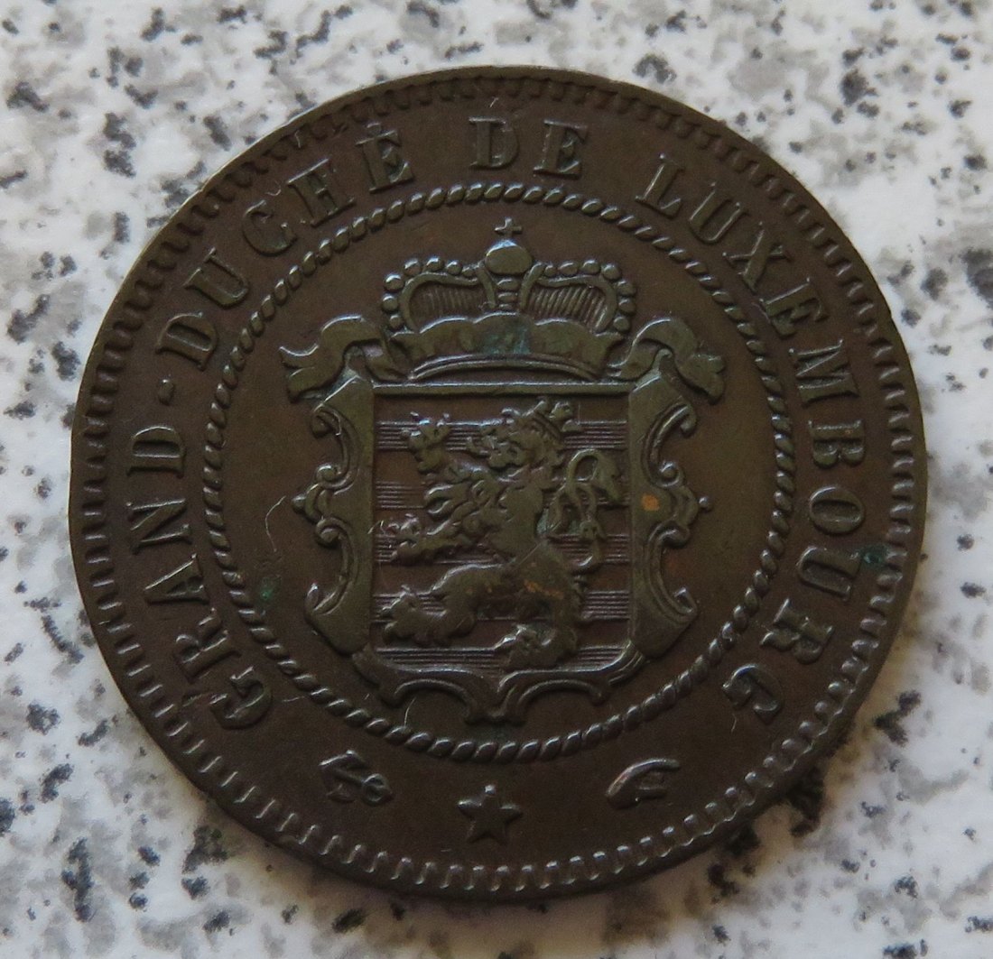 Luxemburg 5 Centimes 1855   