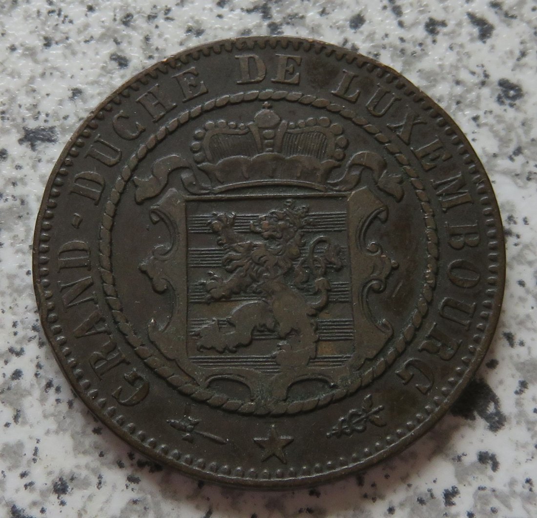  Luxemburg 10 Centimes 1870   