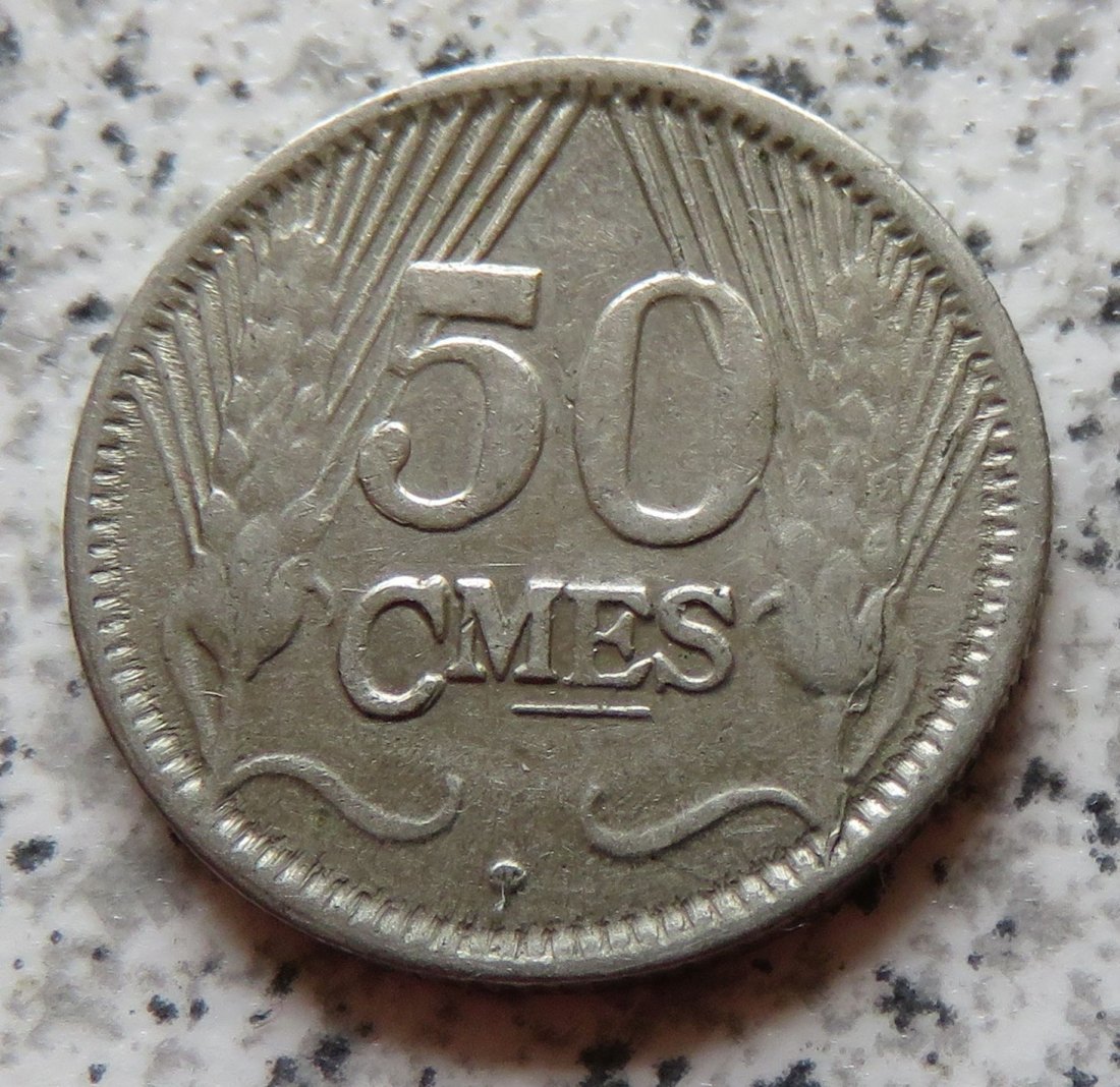 Luxemburg 50 Centimes 1930   