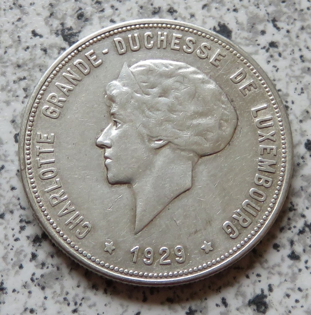  Luxemburg 10 Francs 1929   