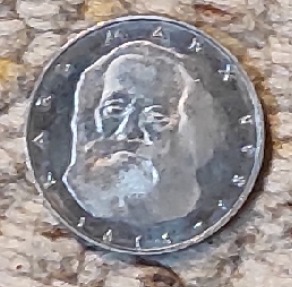  Deutschland 5 Mark 1983, 100. Jahrestag zum Tode von Karl Marx   
