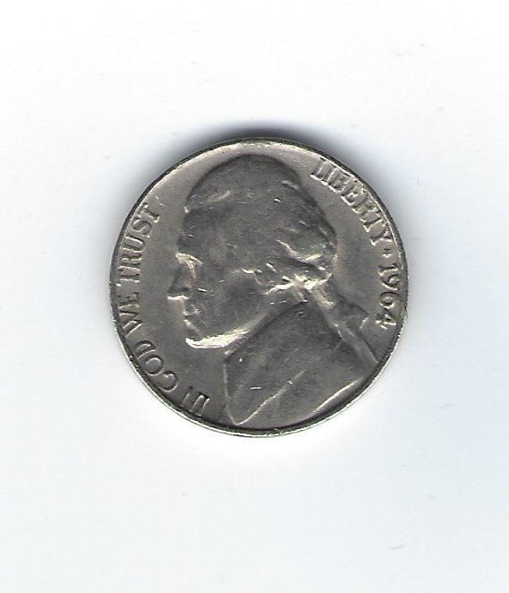  USA 5 Cents 1964 D   