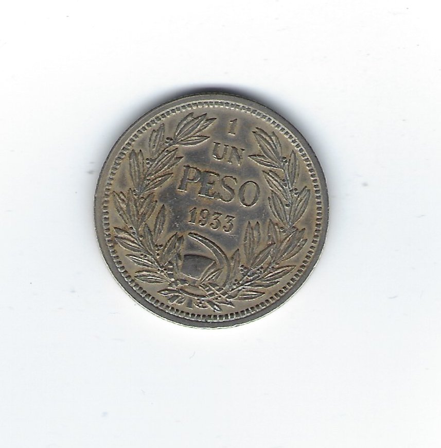  Chile 1 Peso 1933   