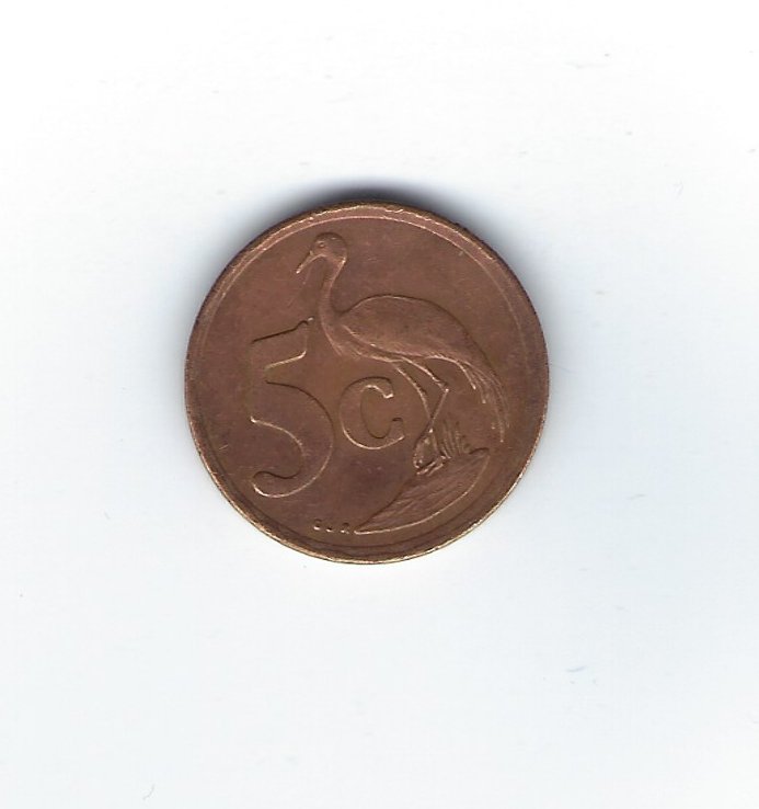  Südafrika 5 Cents 1997   