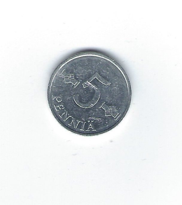 Finnland 5 Penniä 1980   