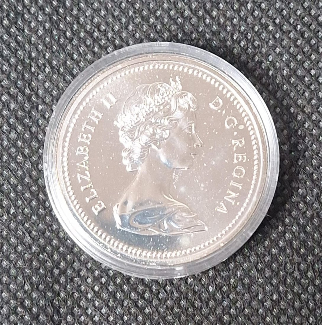  Canada, Silber Gedenkmünze 1 Dollar 1974 Winnipeg, Feingewicht 11,6 Gramm Silber   