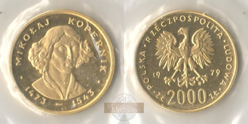 Polen MM-Frankfurt Feingold: 7,20g 2000 Zloty 1979 