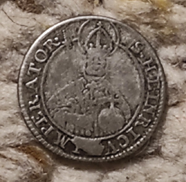  Bamberg 5 Kreuzer vermutlich 1766,SILBER, schlechter Erhalt   